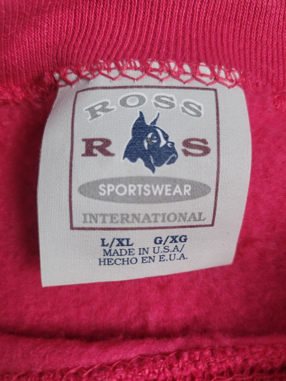 Vintage 90's Betty Boop Ross International Crewneck Sweatshirt Pink Size L Read - Picture 5 of 8